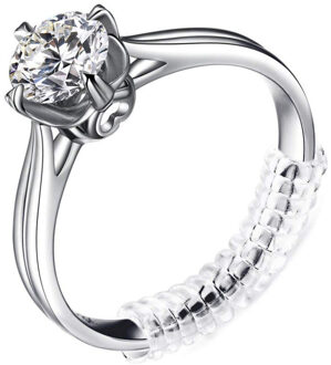 15Pcs Ring Maat Richter Met 3 Maten Voor Losse Ringen Tpu Comfortabele Clear Ring Sizer Resizer Fit