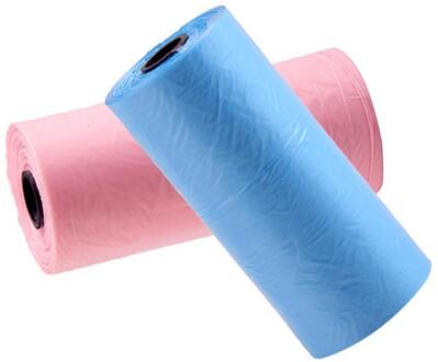 15Pcs/Roll Hond Kak Tassen Kat Hond Afvalzakken Clean-Up Tassen Hond Kat Afval Kak pick Up Tas Kak Zak Dispenser Voor Honden