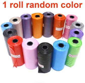 15Pcs/Roll Hond Kak Zakken Huisdier Afval Vuilniszakken Biologisch Afbreekbaar Outdoor Carrier Houder Dispenser Clean Pick Up Gereedschap dierbenodigdheden
