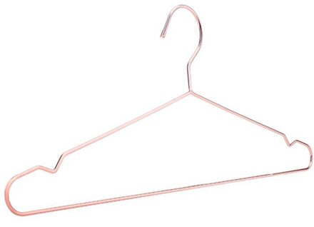 15Pcs Rose Koper Goud Metalen Kleding Shirts Hanger Met Groef, Heavy Duty Sterke Jassen Hanger, pak Hanger Rose Goud