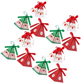 15Pcs Unieke Kerst Snoep Box Draagbare Chocolade Gevallen Xmas Thema Patroon Dozen Voor Thuis Party Festival afbeelding 1