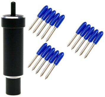 15Pcs Vervanging Deep Cut Blade + Behuizing Deep-Punt Deepcut Blade, verkennen Air En Air 2 Snijplotter