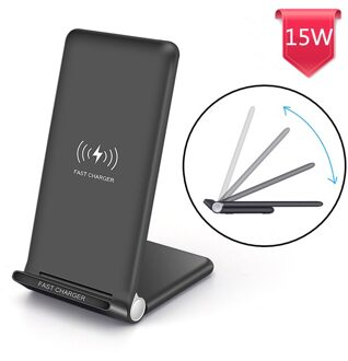 15W 10W Opvouwbare Snelle Qi Wireless Charger Stand Voor Iphone 12 11 Xs Max Xr X 8 Plus voor Samsung S21 S20 Note 20 10 Xiaomi Mi 11 Foldable stijl C