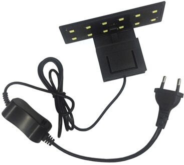 15W Aquarium Led Verlichting Plant Groeien 220V Waterdichte High Power Energiebesparing Aquarium Plastic Clip-On licht Lamp Eu Plug