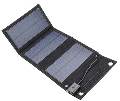 15W Opvouwbare Solar Panel Charger Usb Portable Solar Battery Pack Camping En Wandelen Solar Opladen Apparaat Batterij Oplader