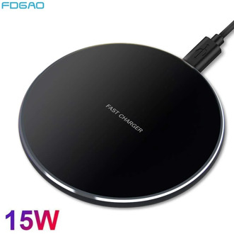 15W Qi Wireless Charger Dock for Samsung S10 S20 Note 10 20 IPhone 12 11 Pro Max XS XR X 8 Wireless Induction Fast Charging Pad