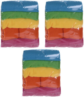 15x Microvezel schoonmaakdoekjes/dweiltjes 30 cm