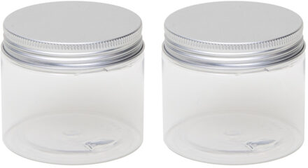 15x stuks kunststof mini weckpot/inmaakpot 150 ml met schroefdeksel - Action products