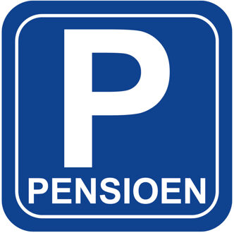 15x stuks pensioen / VUT glas onderzetters / bierviltjes parkeerbord thema - Bierfiltjes Multikleur