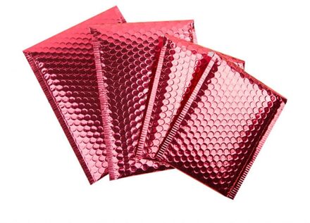 15x1 8Cm/18X23Cm Bubble Enveloppen Rode Aluminiumfolie Bubble Mailer Kleurrijke Verpakking Tassen Gewatteerde envelop Mailbag 50Pcs 18*23Cm