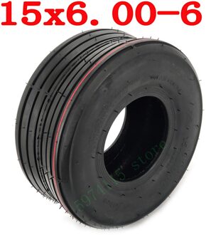 15x6.00-6 Inch Vacuüm Band Tubeless Voor China Harley Elektrische Scooter Wiel