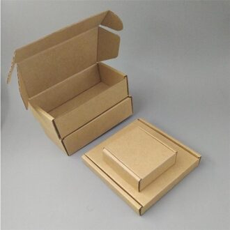 16.1*15.7*2.2Cm Kleine Kartonnen Platte Bruine Post Dozen Mailing Kartonnen Dozen