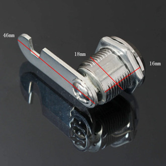 16/20/25/30 Mm Veilig Cam Lock Pinball Arcade Machine Deur Kast Toolbox Lade + 2Key voor Filing Mailbox Ladekast Goud