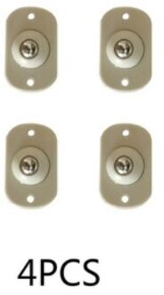 16/4 Stuks Plak Soort Universele Katrol Lijm Katrol Opbergdoos Katrol Kan Zelfklevende Katrol Thuis Geen lawaai Geen Krassen Doos 16stk / staal bal