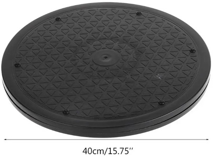 16" Bonsai Turntable Rotating Plate Wheel Revolving Home Kitchen Display Stand