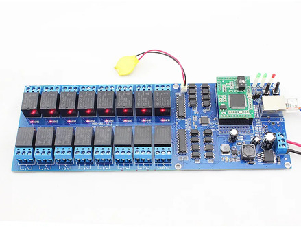 16 Channel TCP/IP Network Relay Module Remote Control Switch Mobile Phone Control Relay 12 v 16 way