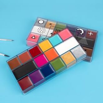 16 Colour Face & Body Painting Palette Painting Palette - 108g