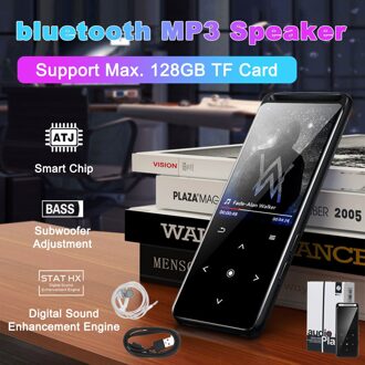 16 Gb Bluetooth MP3 Speler Koptelefoon Hifi Fm Radio Mini Usb Mp3 Sport Mp 4 Hifi Draagbare Muziekspelers Voice opname Recorder