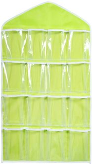 16 Grid Opvouwbare Kledingkast Muur Deur Terug Opknoping Tas Ondergoed Sok Tie Opknoping Shoe Organizer Diversen Clear Pouch # srn 3