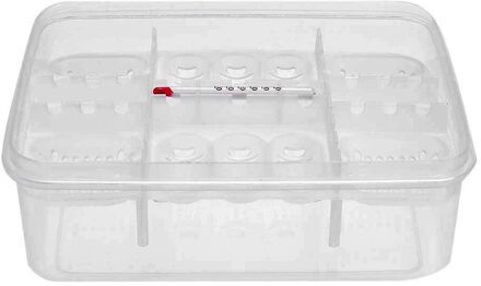 16 Grids Reptiel Ei Lade Snake Hagedis Ei Uitbroeden Incubator Doos Gekko Gewijd Hatcher Apparaat Schildpad Incubator Suppl