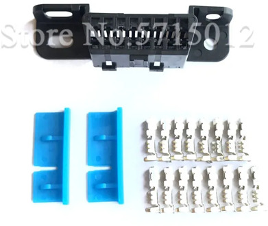 16 Hole Car Auto OBD OBD2 OBDII Female connector J1962f Plug OBD 2 With Terminal