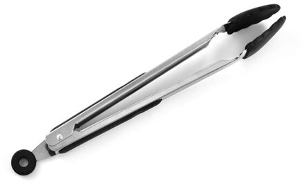 16 Inch Keuken Tang Rvs Grill Tang Voor Koken Bbq Antislip Salade Tang Speciale Koken Tang Voor koekenpan Steak 12duim