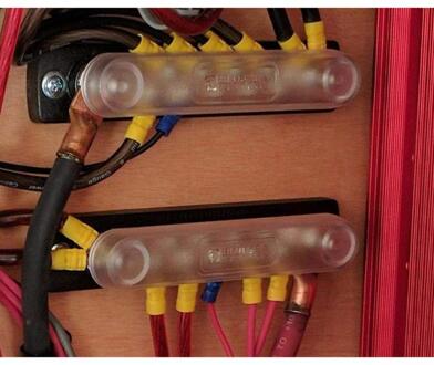 16 manier Bus Bar Distributie Blok 12xM4 4xM6 Schroef 100A Auto Boot Power Voertuig Auto Kabel Studs Terminal Blok accessoires