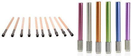 ! 16 Pcs Verstelbare Potlood Verlenger Tool Staaf Single-End Potlood Extender 12Cm & 103Mm