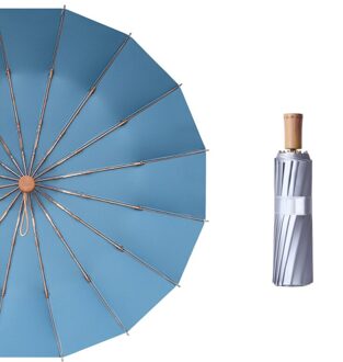 16 Ribben Pocket Mini Paraplu Titanium Zilver Anti Uv Zon Regen 3 Folding Paraplu Voor Vrouwen Mannen Super Zonnebrandcrème UPF50 +