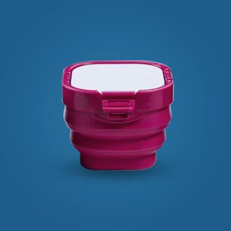 16 Rooster Kleur Palet Pigment Hydraterende Opbergdoos Vouwen Wassen Emmer Draagbare Olieverfschilderij Art Student Speciale Tool roze