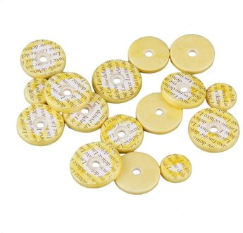 16 Stks Dicht Gat Fluit Pads Lederen Fluit Pad Set Mat Muziekinstrumenten Onderdelen Accessoires