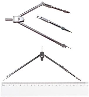 16 Stks/set Opstellen Kompas Set Tekening Templates Potlood Student Schoolbenodigdheden 1XCE