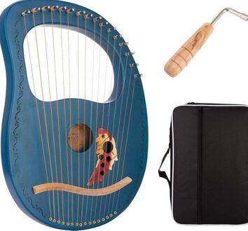16 String Lier Harp Bois Body Lira Instrument De Musique Met Tuning Voor Kids