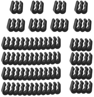 16 Stuks Pp Kabel Kam/Klem/Clip/Organizer/Dressoir Voor 2.5-3.2Mm Pc Power kabels Bedrading 4/6/8/24 Pin Kabel Manager