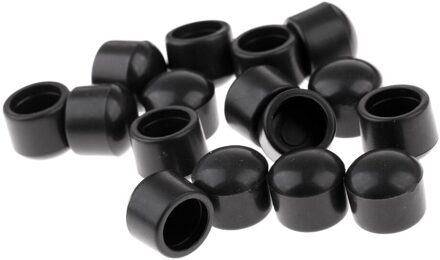16 × Tafelvoetbal Machine Rod End Caps, 1.2M Tafel Voetbal Rubberen Caps 1/2''