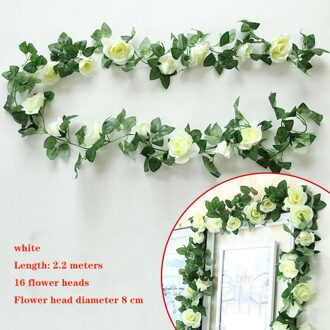 16 Zijde Pioen Rose Groene Wijnbladeren, groene Bladeren Diy Bridal Silk Familie Bruiloft Decoratie Nep Bladeren Diy Opknoping Krans Arti diep saffier