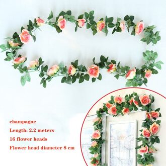 16 Zijde Pioen Rose Groene Wijnbladeren, groene Bladeren Diy Bridal Silk Familie Bruiloft Decoratie Nep Bladeren Diy Opknoping Krans Arti Olijf