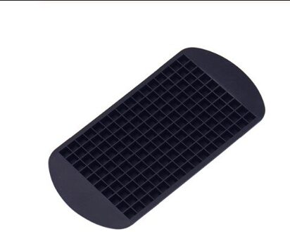 160 Grids Vorm Voor Ice Tray Fruit Ice Cube Maker Diy Ice Cube Tray Hielo Mold Vierkante Vorm Keuken accessoires zwart