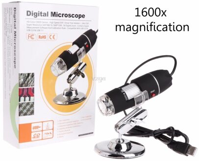 1600X Microscoop 8 Led Usb Digitale Handheld Vergrootglas Camera Handheld Vergrootglas