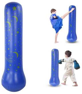 160Cm Huishoudelijke Verdikking Opblaasbare Staande Boksen Tas Vouwen Bokszak Pvc Fitness Apparatuur Voor Fitness Apparatuur