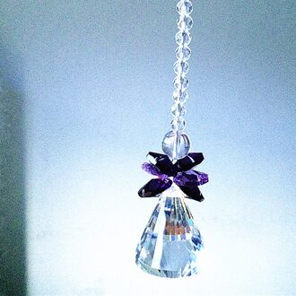 160mm (Hoogte) Violet Glas Kristallen Kroonluchter Onderdelen, Suncatcher Prisma Hangers Bruiloft/Home Decoratie,