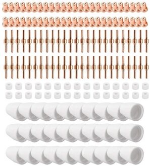 160Pcs LG-40 PT-31 Plasma Elektrode Tip Nozzle Voor Esab/L-TEC PT-31 JG-40 WSD-LG40 Plasma Cutter