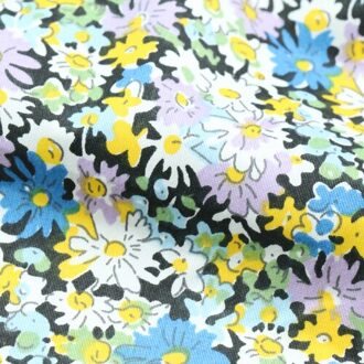 160X50Cm Verse Idyllische Kleine Bloemen Gedrukt Stof Kinderen Gown Pop Kleding Katoen Homewear Beddengoed Shell doek 2