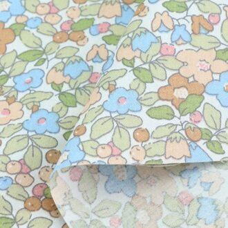 160X50Cm Verse Idyllische Kleine Bloemen Gedrukt Stof Kinderen Gown Pop Kleding Katoen Homewear Beddengoed Shell doek