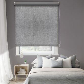 1656 Ancona Verduisterend Rolgordijn Grijs 90x190cm