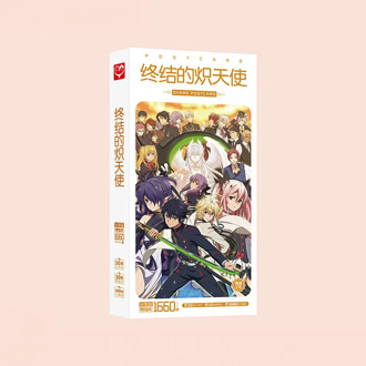 1660pcs/Box Seraph of the end Postcards Anime Post Card Message Card Gift Card