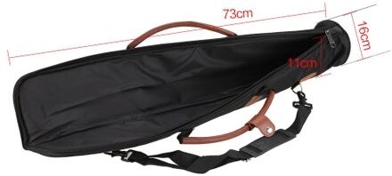 1680D Clarinet Bag Case Straight Type Thicken Padded 15mm Foam with Adjustable Shoulder Strap Pocket