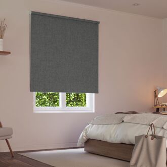 1696 Verduisterende Rolgordijn Dubbelzijdig Antraciet 120x190cm