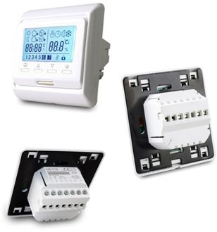16A 230V Ac Digitale Elektrische Water Verwarming Temperatuurregelaar Lcd Programmab