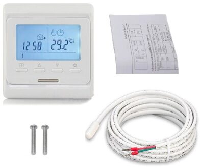16A 230V Ac Digitale Elektrische Water Verwarming Temperatuurregelaar Lcd Programmeerbare Kamer Lucht Vloer Thermostaat